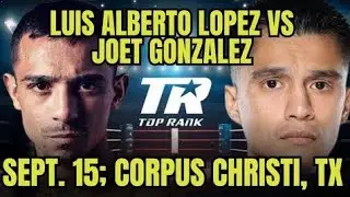 Lopez vs Gonzalez Breakdown!!! #boxing #espn #luisalbertolopez #joetgonzalez #joshwarrington