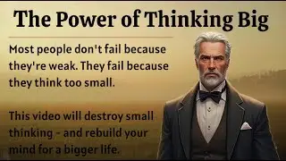 The Power of Thinking Big 🔥 || Graded Reader || Improve Your English Fluency ✅