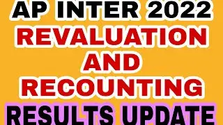 AP INTER REVALUATION AND RECOUNTING RESULTS UPDATE || #ap #intermediate #inter #revaluationresult
