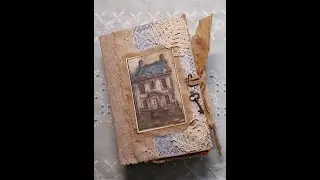 Homestead Heirloom, a grungy style junk journal, Forgotten Journal SOLD