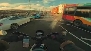 POV: Triumph 400x || Raw exhaust sound