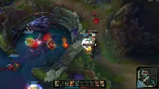 Ap warwick Epic escape and triple kill.