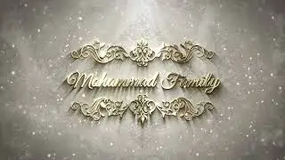 Islamic Wedding Invitation | Muslim Nikah Video | Luxury Gold After Effect Project Free Download