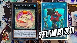 *YUGIOH* BEST! PALEOZOIC FROG DECK PROFILE! FT.MISTAR BOY! SEPTEMBER 18th, 2017 BANLIST! BEST DECK?!