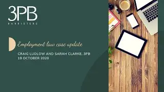 Employment case law update with Craig Ludlow and Sarah Clarke