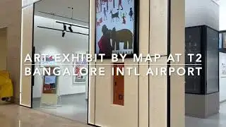 Art Installation/Exhibition at T2 Bangalore Airport|Interactive Art & Digital Experience #airport