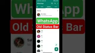Whatsapp old version in status bar android/how to remove whatsapp channel/Whatsapp new update 2024