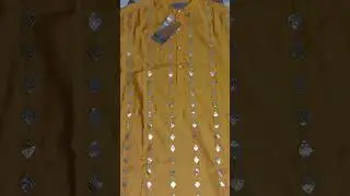 anouk men yellow kurta #myntra #myntrahaul #shorts
