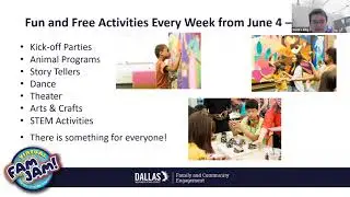 E3 Virtual Fam Jam   Central Elementary   Summer Activities   3 3 2022