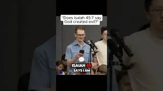 &ldquo;Does Isaiah 45:7 say God CREATED evil?&rdquo; #jesus #christian