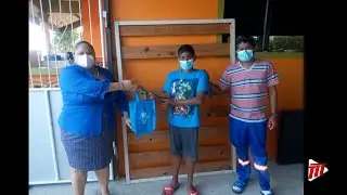 Young Fire Victims Receive Tablets For Online Learning