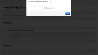 IPython Notebook: Tags Extension