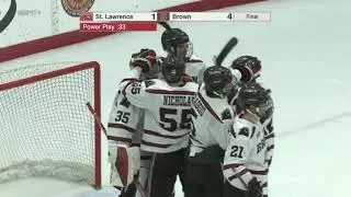 Brown vs St. Lawrence: Men's Hockey Highlights