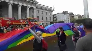 Dublin Pride Parade 2013 - Long flag