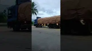 #fully #covered ng #trapal na #trailertruck #truckbed ka#salubong ang #tractorhead #containertruck