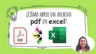 Abrir un archivo PDF en Excel