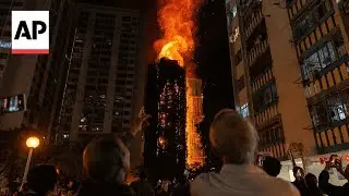 Four people killed in fire at high-rise Hong Kong housing complex
