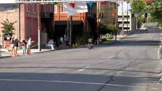 USHF Clocktower Classic Handcycle Races 2011 criterium finish clip 1553
