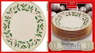 Great product -  Lenox 835217 Holiday Dinner Plate Set, Buy 3 Get 6