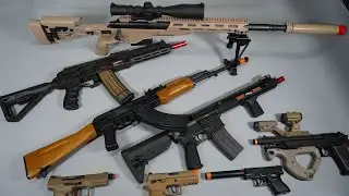 Special Forces Military ToyGun AK47 Airsoft M4 or AR15 Nerf Gun - Realistic Toy Guns Collection