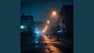 The streetlights flicker