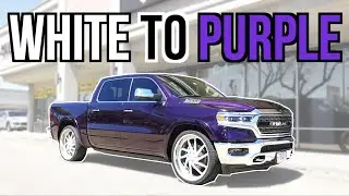 Dodge Ram Wrapped Inozetek Midnight Purple Looks Sick! | EVS Vlog