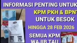 INFO PENTING BESOK TGL 03 FEBRUARI 2026 KPM PKH BPNT YG DAPET BANTUAN INI SIMAK
