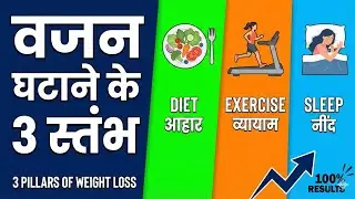 Vajan Ghatane ke 3 Asli Razz: Diet, Exercise & Lifestyle | Weight Loss Masterclass
