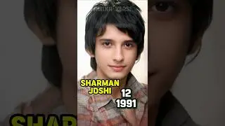 SHARMAN JOSHI Age evolution (1979-2026) #sharmanjoshi age transformation #thenandnow #shaansongs