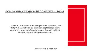 PCD Pharma Franchise Company in India | Top Pharma Franchise Companies in India | Venistro Biotech