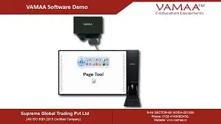VAMAA Interactive Whiteboard Software Demo(Page Tool )