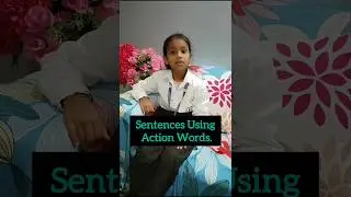 Sentences Using Action Words|Easy Examples For Kids👦👧|Fun Learning#shorts#viral @Jasleen.FunFactory