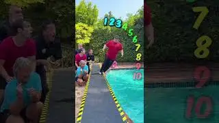 Последний, кто упадет в воду, выиграет 10 000 долларов #шорты