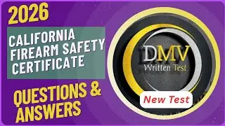 California Firearm Safety Certificate Actual Test 25 Questions | CA FSC Practice Test | #usa