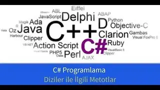 C# Programlama - Diziler ile İlgili Metotlar