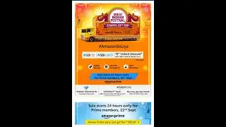 Amazon Great Indian Festival Starts 23rd September 2022