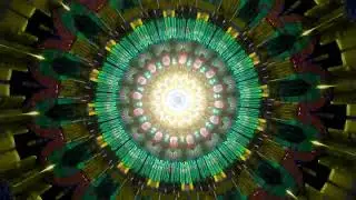 3D Rotating Magical Circle Background 4K VJ Loop Video | No Copyright Background Video
