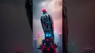 Amazon tech hybrids formed by the combined Power of animals and Maschinen 🐉⚙️🔥#ai #aiart #hybrid
