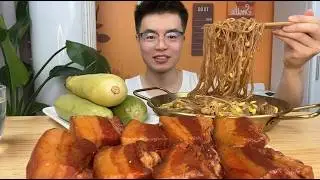 【ASMR】【MUKBANG】東坡肉 BRAISED PORK BELLY | EATING SHOW |CHINESE MUKBANG |食べ |吃播 FANG ASMR #咀嚼音 #351