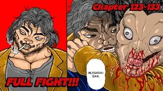 Saatnya Motobe Izou Beraksi | musashi miyamoto VS motobe izou | Baki dou 123 - 133