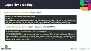 Container Escape: All You Need Is Cap (Capabilities)