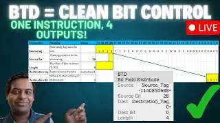 AB PLC Instruction BTD Explained LIVE | Studio5000 Hands-On Demo