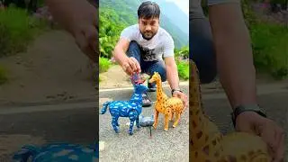 Naya remote control Deer🦌 Aur RC Giraffe🦒 unboxing