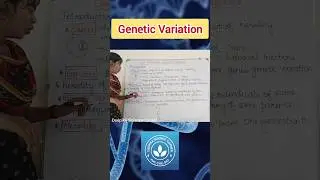 Genetic Variation #deepikasciencecorner #geneticvariation