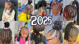 🔥💗Awesome Braid Styles For Pretty Damsel// Kidz 2025 Creative Braided Hairstyle Ideas.