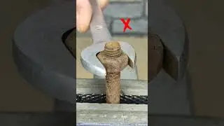 Обязательно запомни эту хитрость! Как можно легко открутить ржавую гайку? #shorts