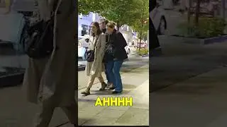 Statue prank hits a family group #bushman #prank #statueprank #funny