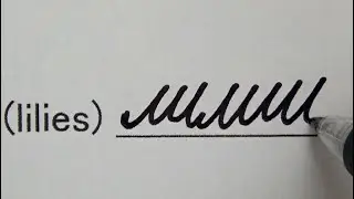 I challenged myself to write Russian cursive | Handwriting