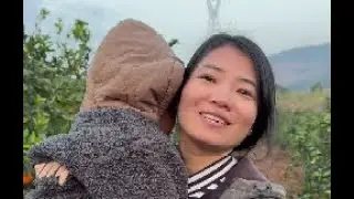 今天在路上遇到一个善良的姑娘….#彝族姑娘#农村姑娘你会嫌弃吗
