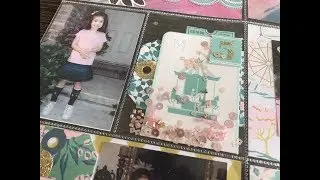 CrafTangles Sequins and Beads pocket with Maggie Holmes Carousel